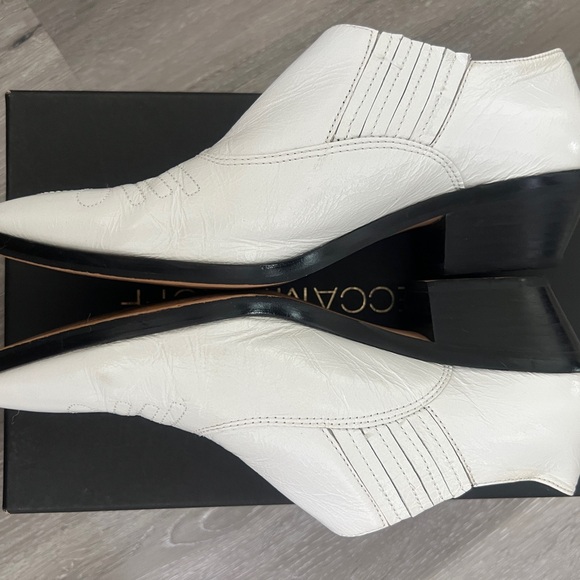 Rebecca Minkoff White Koso Cowboy Booties size 8 - Picture 4 of 9